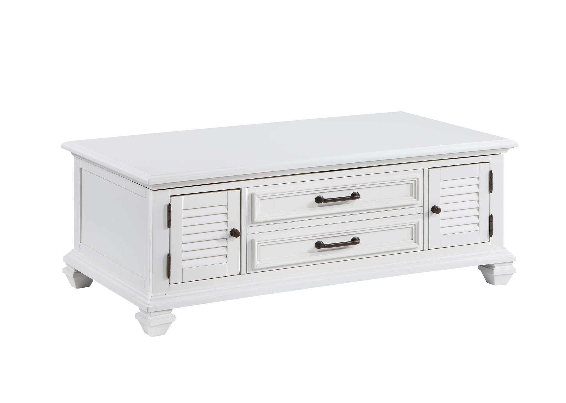 Charlestown 3 Piece Table Set White Wood