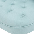 Bordeaux Tuft Chair Light Blue Fabric