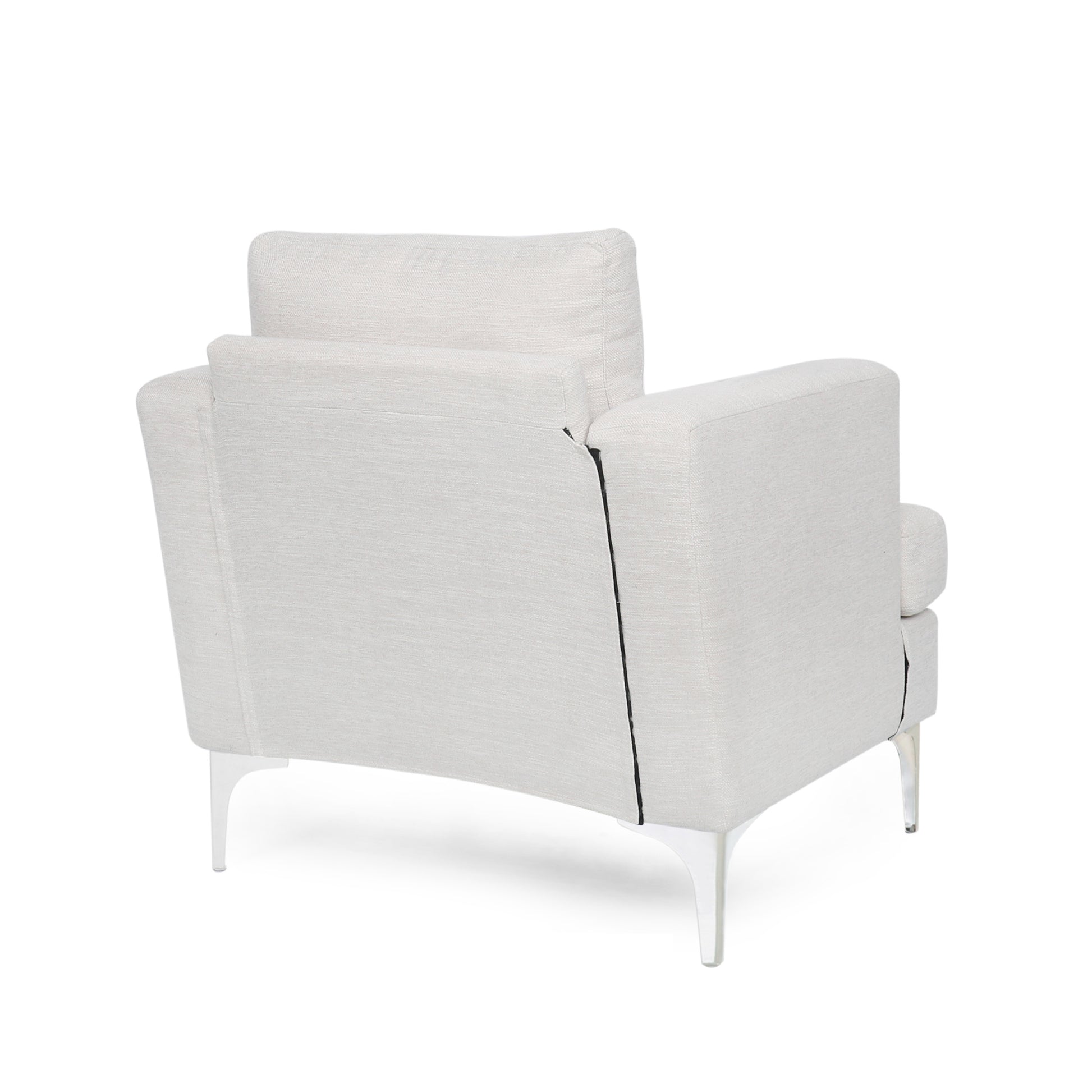 Club Chair Beige Fabric