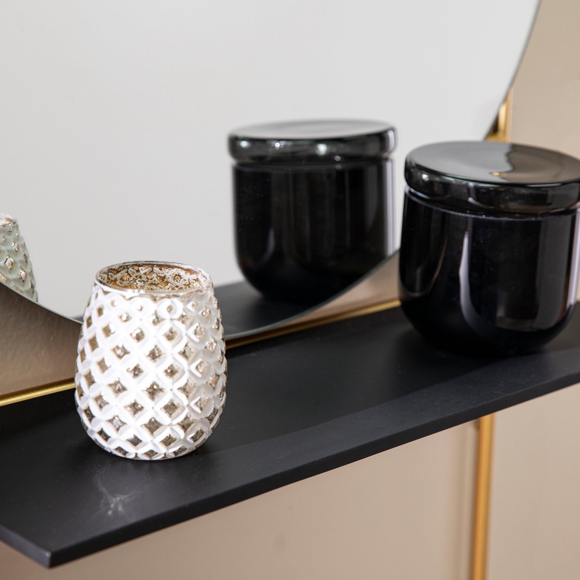 Medhurst Hall And Entry Organizer Gold Iron