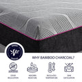 Re11 Inch Cooling Gelcare Memory Foam Adult Mattress, Queen Size Grey Memory Foam Foam Queen