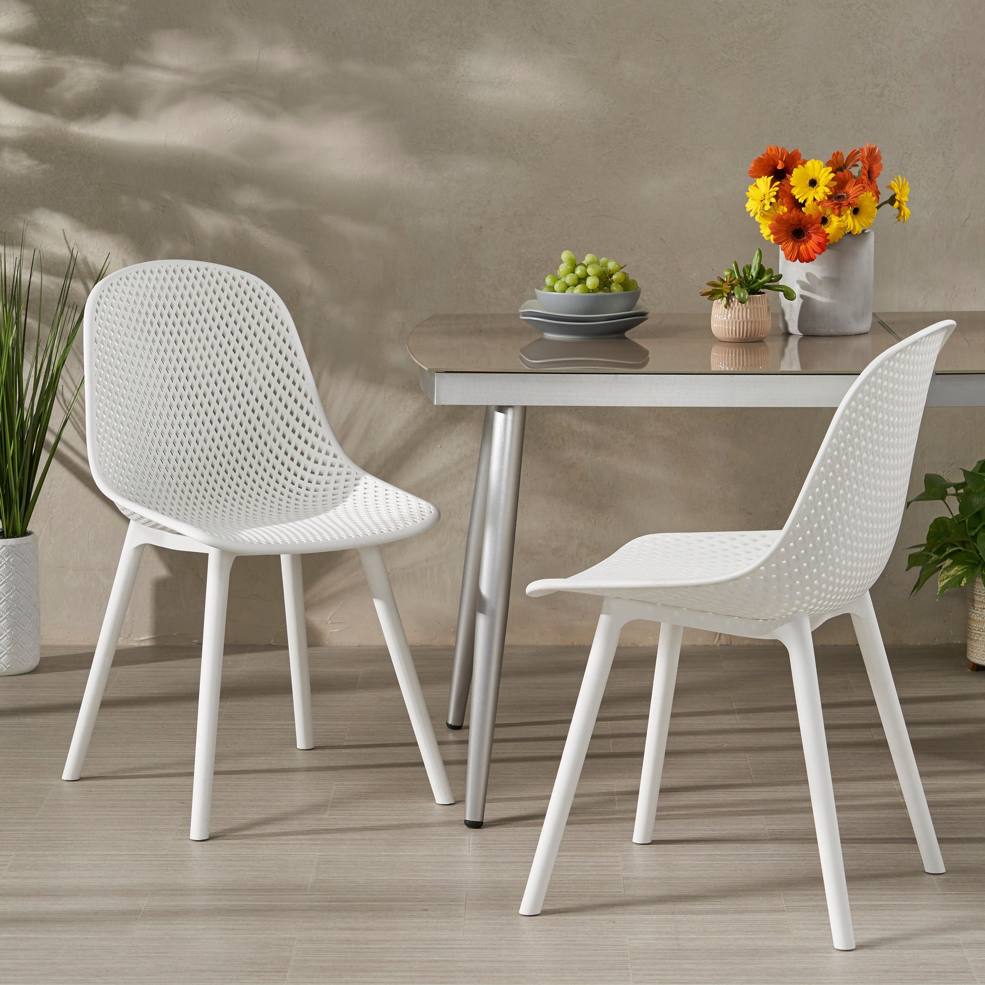 Posey Chair White Polypropylene