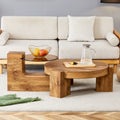 The Detachable Double Decker Coffee Table, The Stylish Design Is More Precious, And The Detachable Design Can Make The Use Of Space More Flexible And Suitable For Various Scenes. Wood Mdf