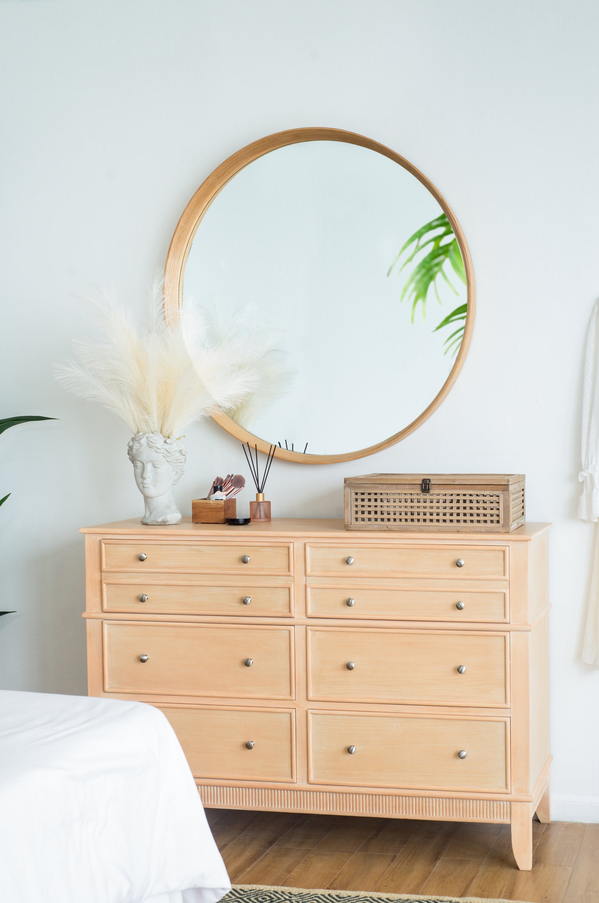 52X18X35" Cabinet Brown Mdf