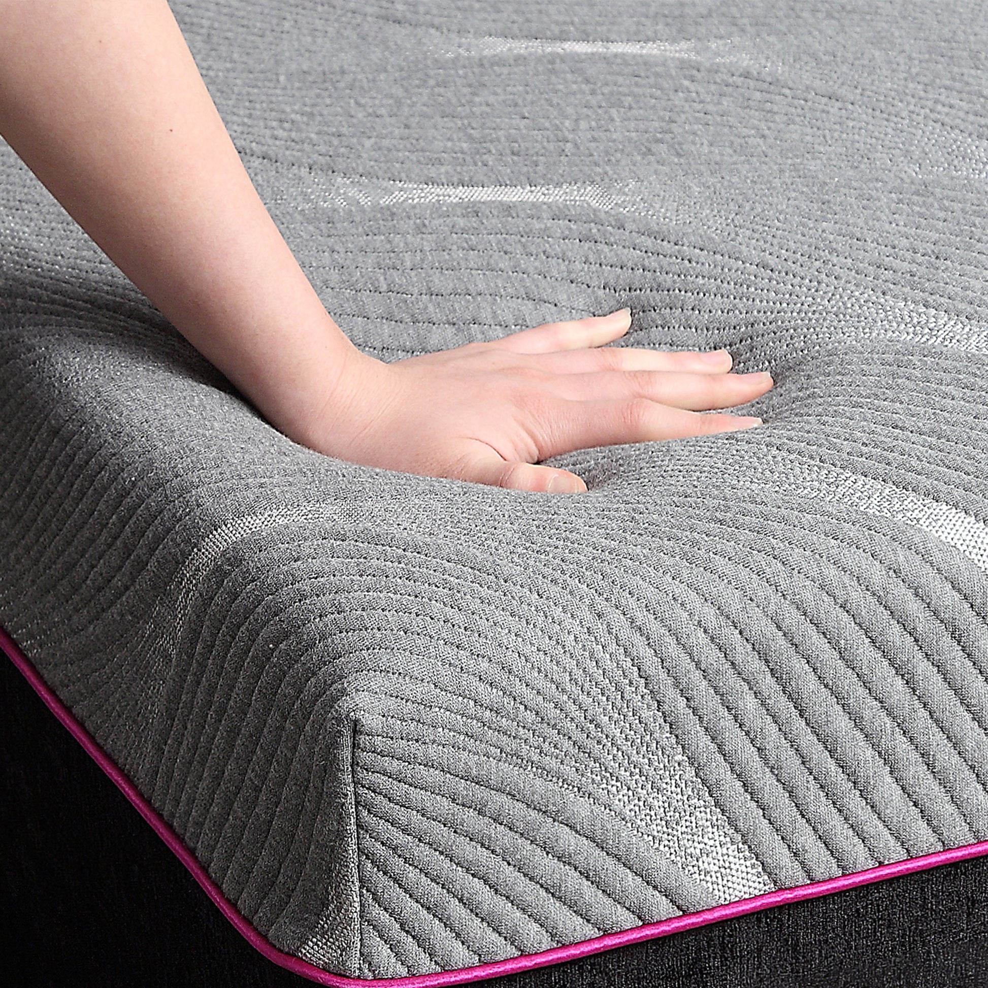 Re11 Inch Cooling Gelcare Memory Foam Adult Mattress, Queen Size Grey Memory Foam Foam Queen