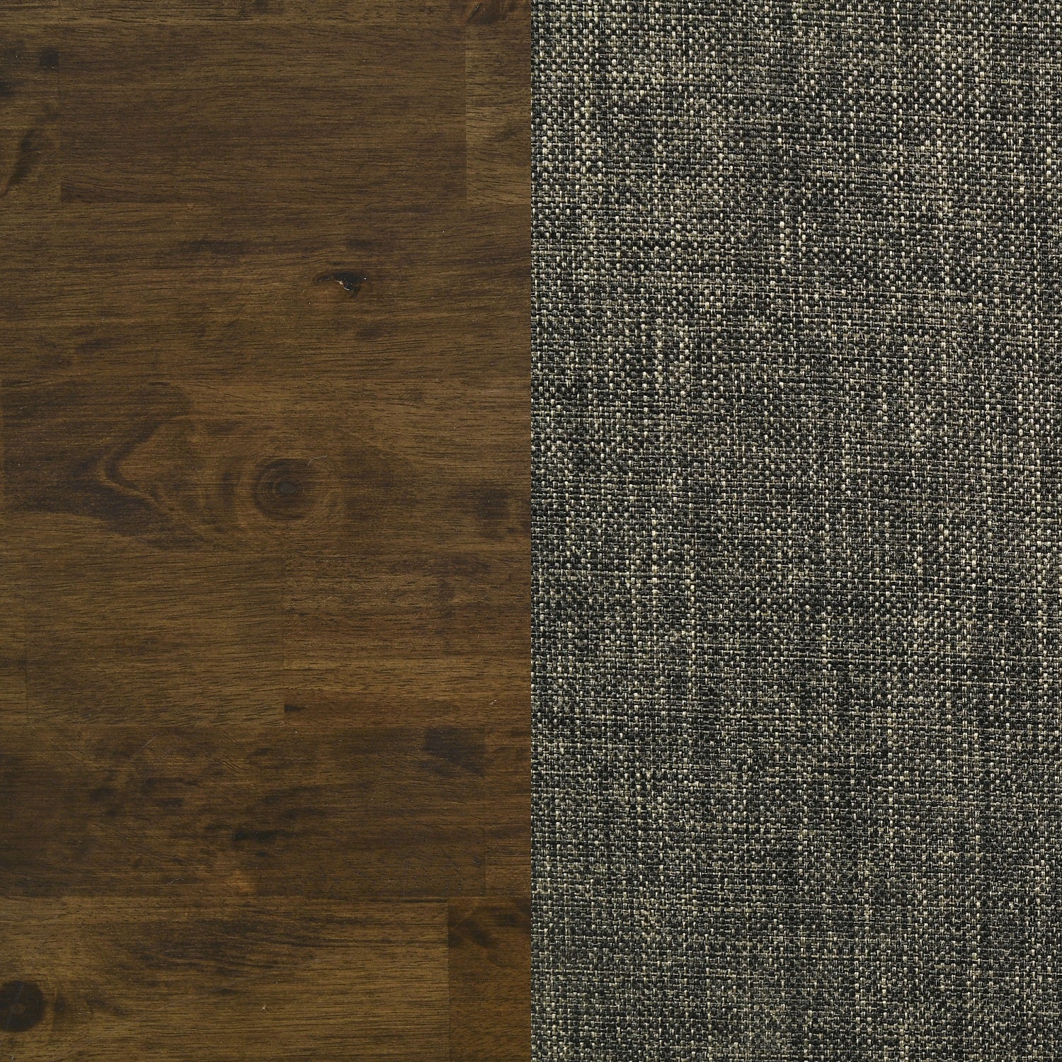 Set Of 2 Upholstered Seat Dining Chairs In Knotty Nutmeg Finish Solid Brown Dining Room Rectangular Dining Chairs Set Of 2 Fabric,Mdf