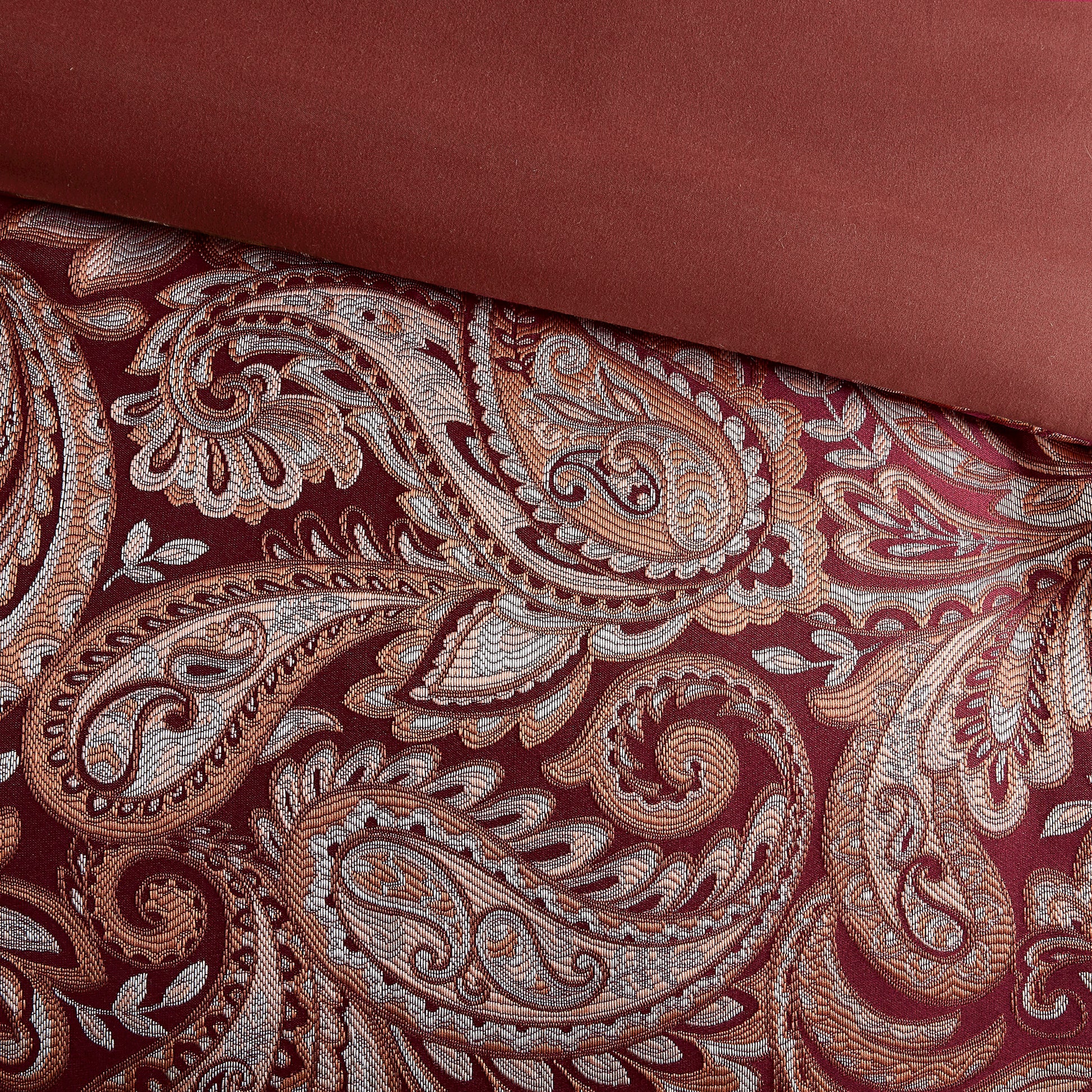 12 Piece Comforter Set With Cotton Bed Sheets Red King King Red Cotton