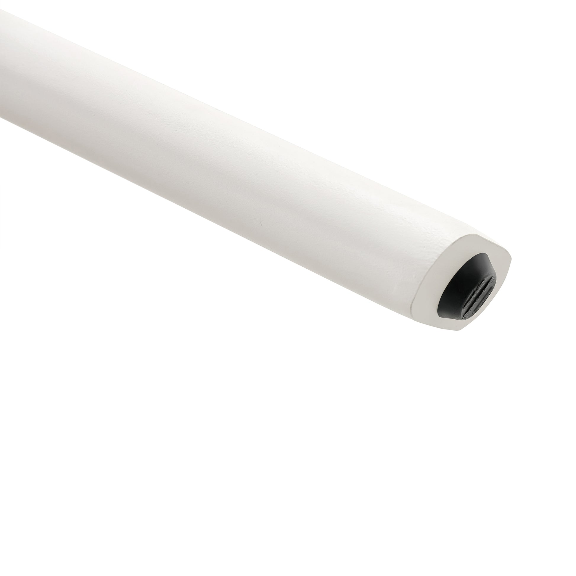 A Modern Minimalist Circular Dining Table With A 42 Inch Diameter White Patterned Tabletop And White Metal Legs. Suitable For Restaurants, Living Rooms, And Conference Rooms. White Mdf Metal