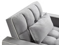 Convertible Sleeper Chair Sofa Bed Adjustable Pull Out Sleeper Chair Bed Multi Pockets Folding Sofa Bed For Living Room Bedroom Small Space,3 In 1 Sofa Bed Grey Velvet Wood Soft Tufted Back Heavy Duty American Design,American Traditional Square Arms