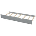 Twin Size Platform Bed With Storage Headboard And Footboard, Pull Out Shelves And Twin Size Trundle, Gray Box Spring Not Required Twin Gray Wood Bedroom Bed Frame Solid Wood Mdf