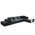 Modern Upholstered Sectional Sofa Couch Set,Modular 132