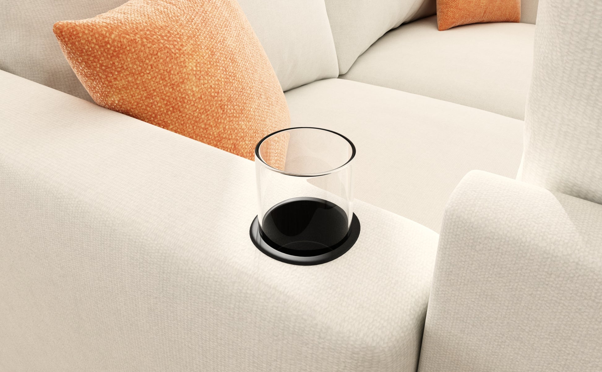 Modern Large Sectional Sofa, U Shape Modular Sectional Couch With Storage Function,123" Sofa Bed With Ottoman,6 Seat Sectionals Chaise For Living Room,Chenille Antique White Fabric 6 Seat