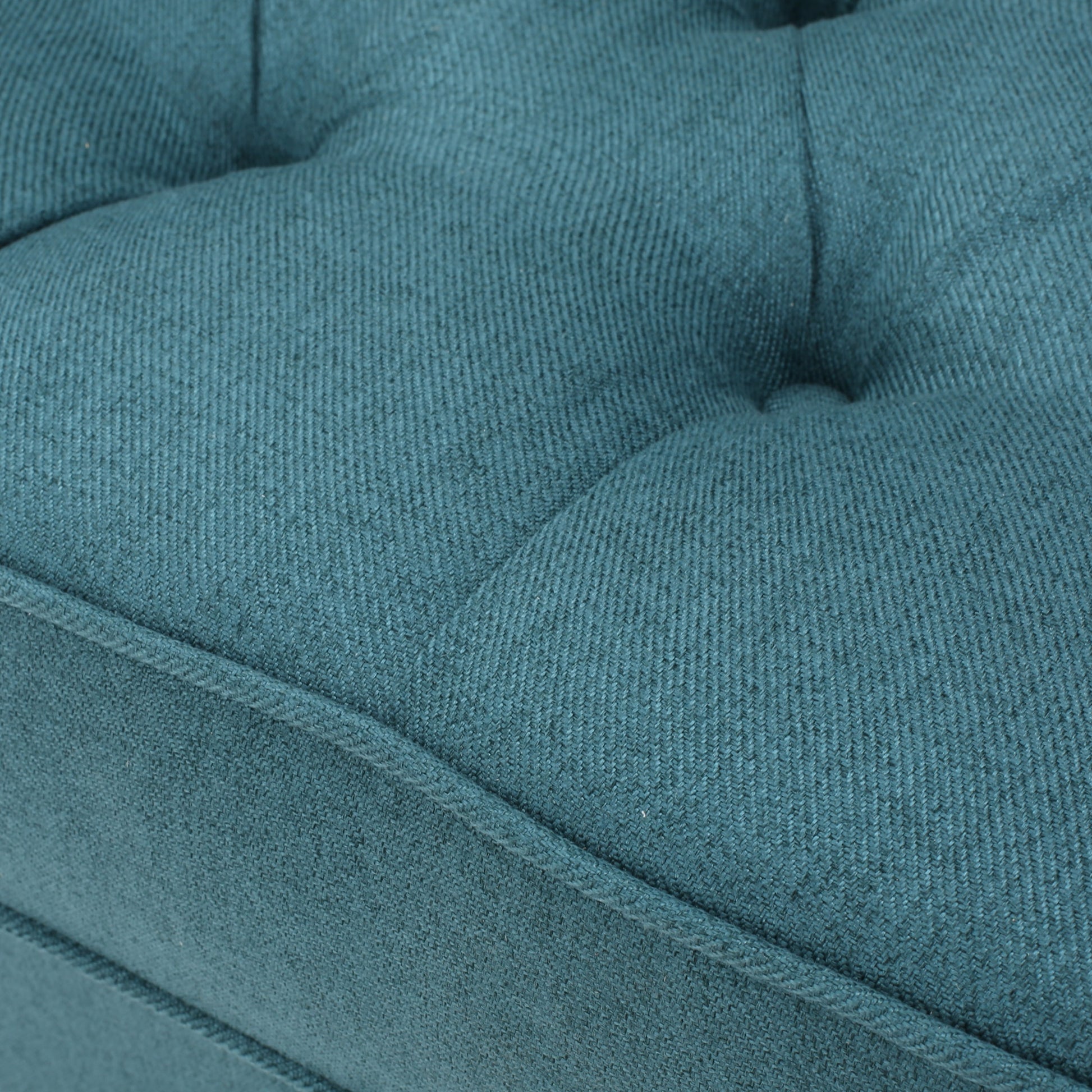 Harrison Tufted Club Chair Teal Fabric