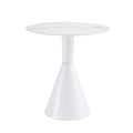 Two Chairs And A Table Set White Mdf Metal