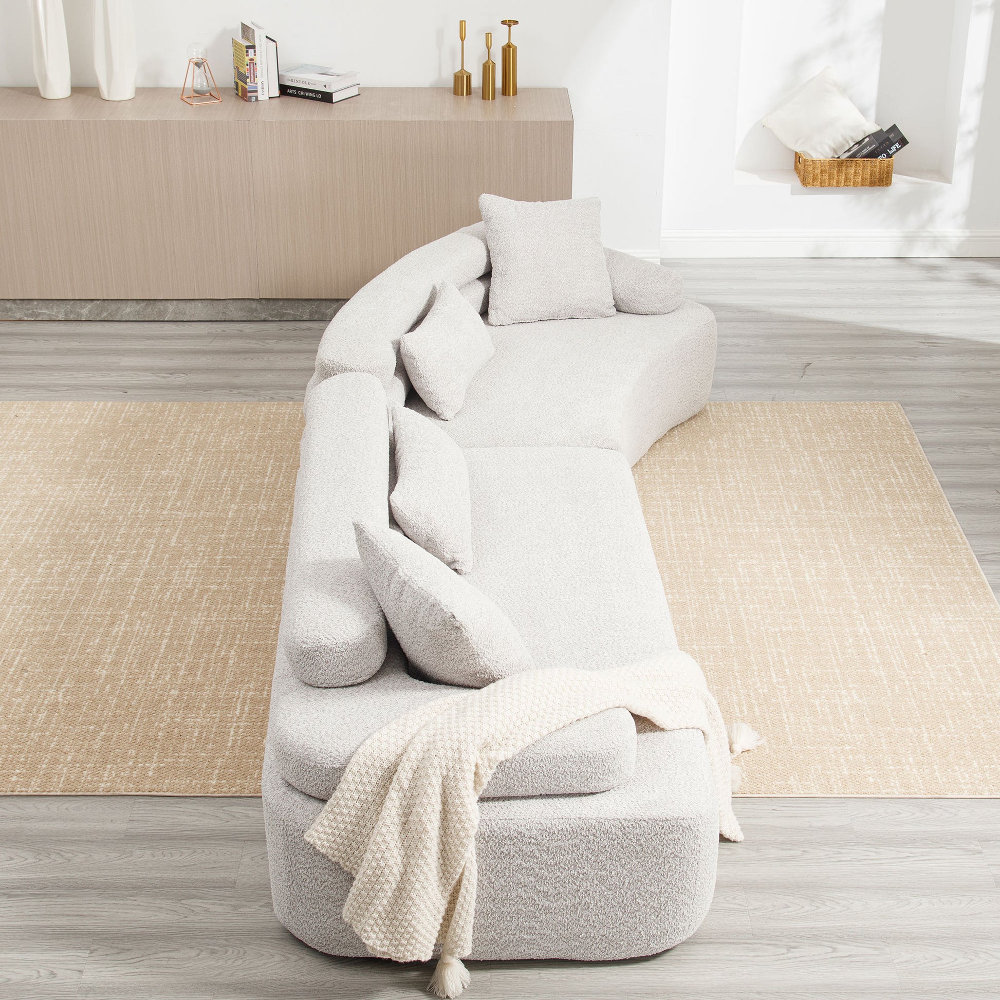 Unique Modeling Design,Upholstered Indoor Furniture,Foam Filled Sleeper Sofa Bed For Living Room,Bedroom,3 Colors Light Gray Primary Living Space Modern Foam Polyester 4 Seat