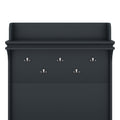 Hall Tree With Storage Bench, Entryway Bench With Drawer And 5 Hooks, Coat Rack With Display Shelf For Hallway Entryways, Dark Blue Dark Blue Particle Board Mdf
