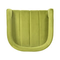 Modern Velvet Accent Chair With Ribbed Detail, Luxury Curved Fully Upholstered Accent Chair, Green No Assembly Needed Green Velvet