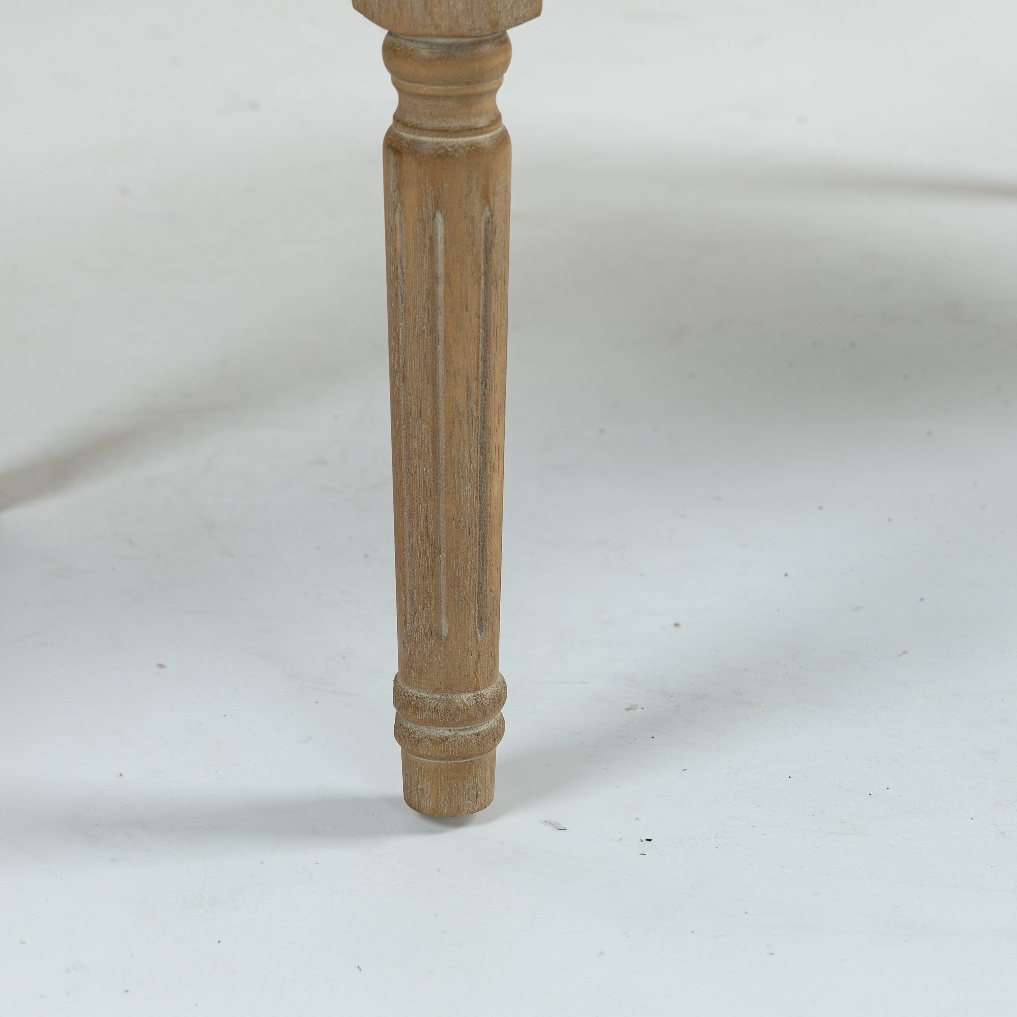 Traditional Rectangle Tufted Ottoman Bench In Beige Linen Look Fabric, For The Living Room And Bedroom Beige Rubber Wood