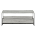 Tv Stand, 48 Inch, Console, Media Entertainment Center, Storage Drawers, Living Room, Bedroom, Grey Laminate, Black Metal, Contemporary, Modern Grey 70 79 Inches Particle Board