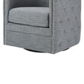 Capstone Swivel Chair Gray Solid Wood