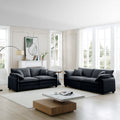 Modern Living Room Sofa Two Piece Set, Suitable For Living Room And Bedroom Sofa Set, Consists Of Two Pieces Of 2 Seater Sofa,Grey Corduroy Grey Corduroy 5 Seat