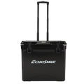 45Qt Black Insulated Box With Wheels And Trolley Black Polyethylene