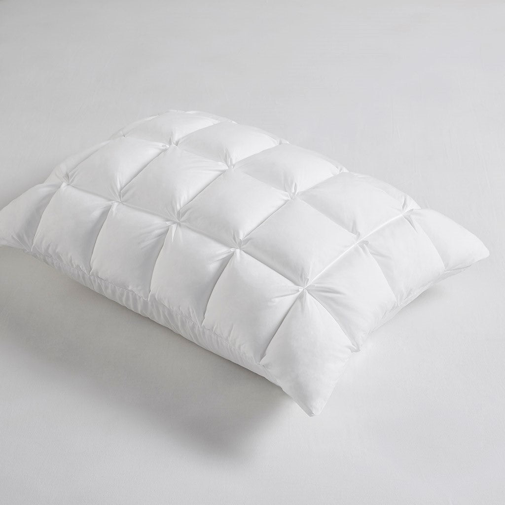 Overfilled Pillow Protector Single Piece Standard Size White Polyester