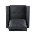 Chair Navy Blue Microfiber 1 Seat