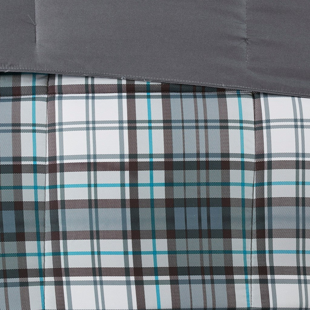 3M Scotchgard Down Alternative All Season Comforter Set Queen Multicolor Microfiber