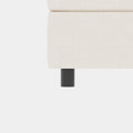 Armless Seat For Modular Sectional Sofa, Convertible Sofa Seat With Storage, Sleeper Sectional Sofa Set, Fabric Flexible Modular Combinations For Living Room 2Pcs Beige Fabric 2 Seat
