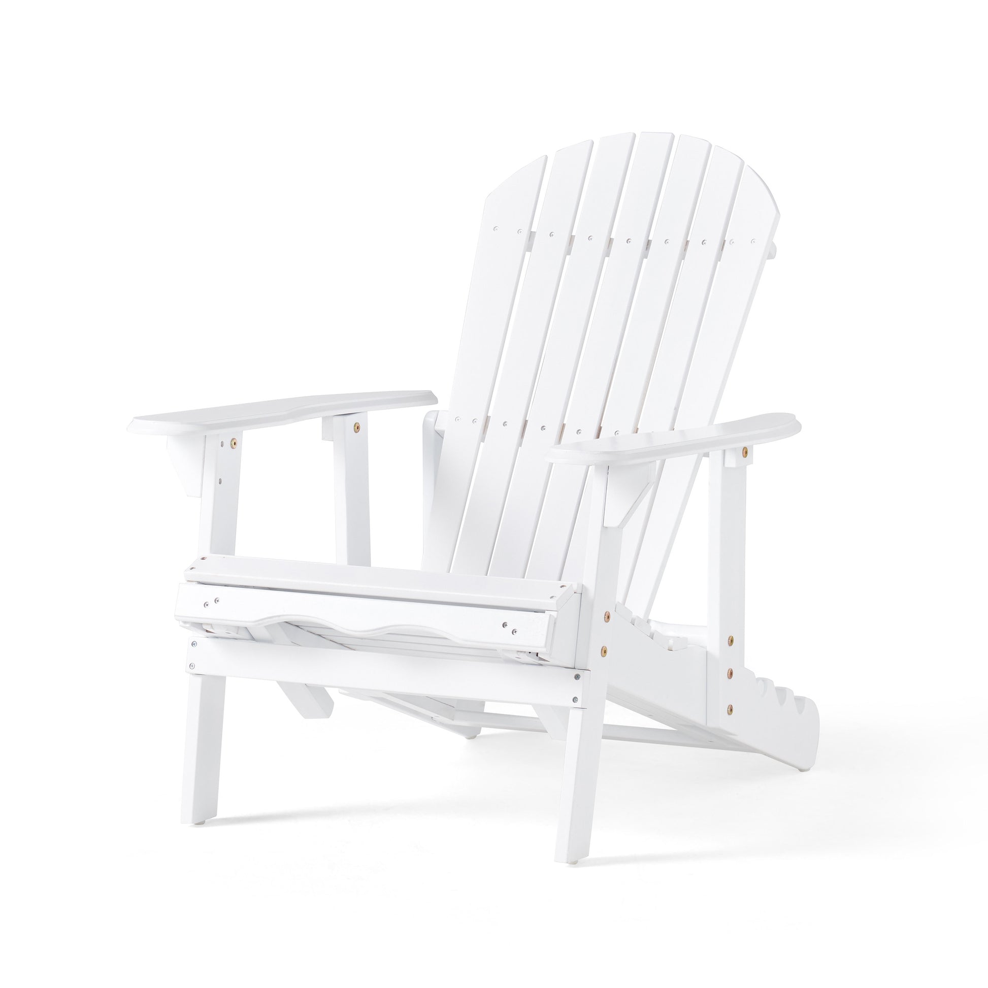 Malibu Reclining Adirondack Chair White Acacia Wood