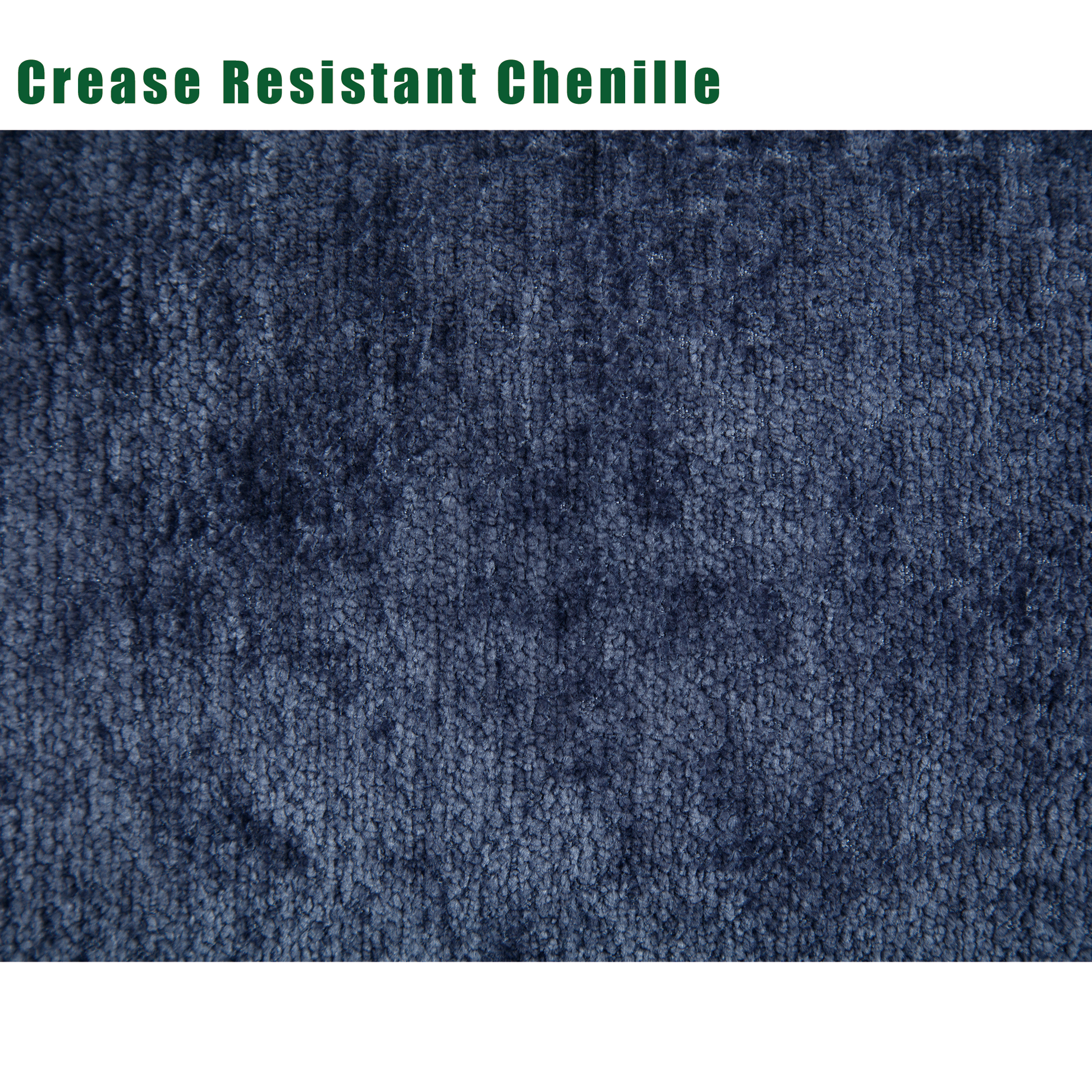 Arrived 5 Seat Modular Sofa,With Storage Ottoman, Convertible Sectional Sofa, L Shaped Couchreversible Chaise ,Riveted Sofa,Chenille, Blue Blue Polyester Wood Primary Living Space Medium Soft Cushion Back Modern Square Arms Foam Metal & Wood 5 Seat