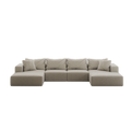 Oversized Sponge Cloud Sofa,Modern Upholstered Sectional Sofa Couch Set,Modular 162
