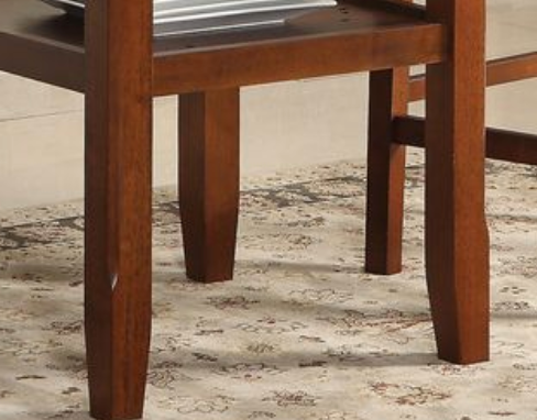 Tartys Cherry Finish Counter Height Table Cherry Synthetic Wood