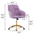 Ty Office Chair Lilac Velvet