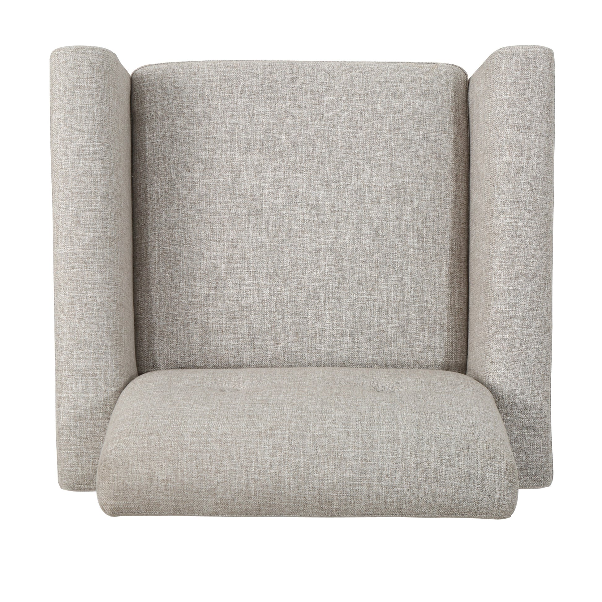 Club Chair Beige Fabric
