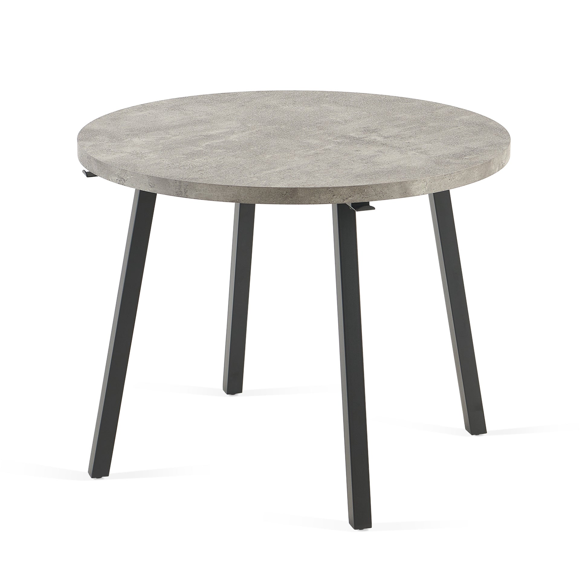 Table Leg Only Grey Round Dining Table Stone Gray Mdf