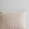 3 Piece Cotton Jacquard Duvet Cover Set Queen Pink Cotton