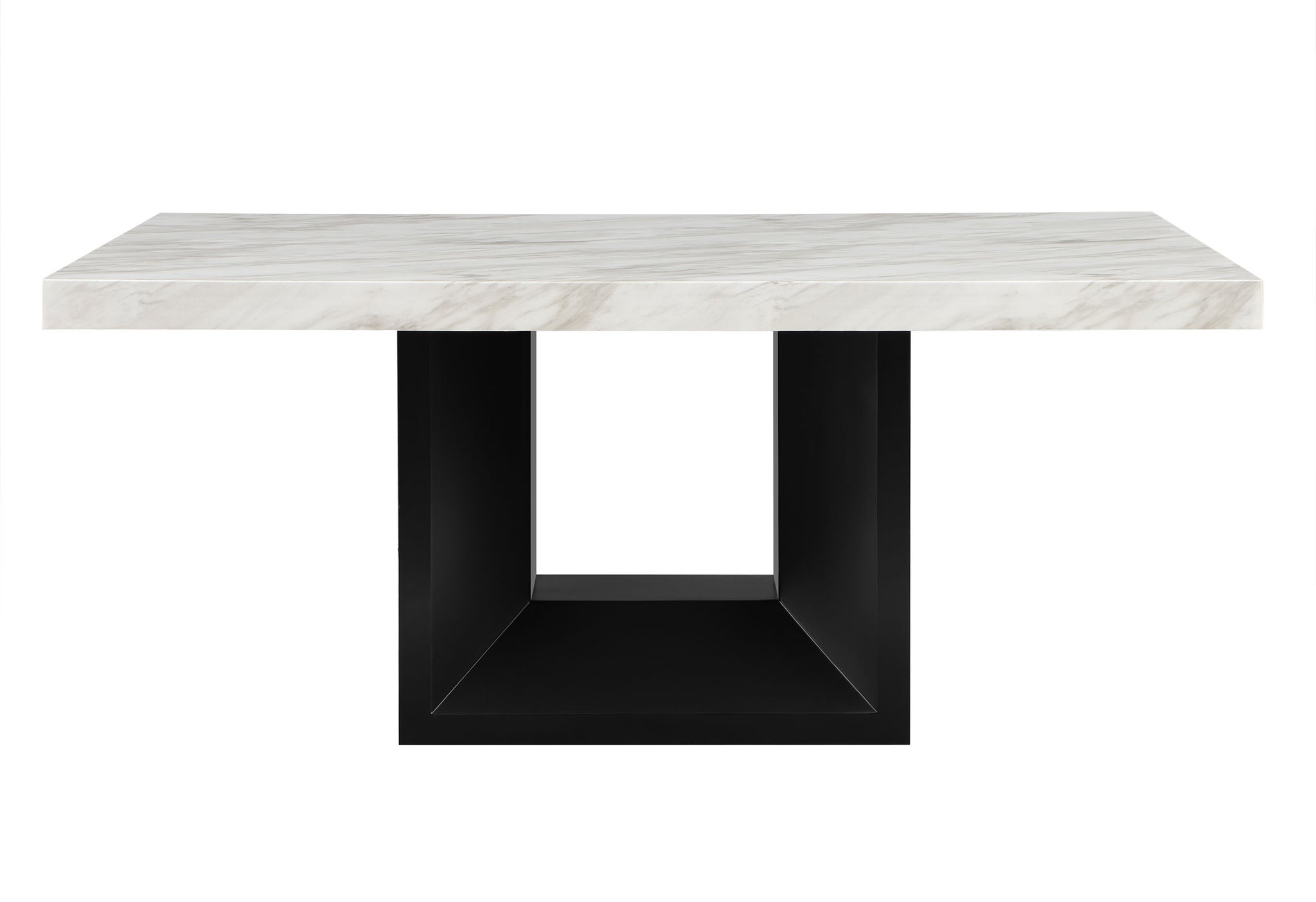 Sheena Dining Table Black Rubber Wood