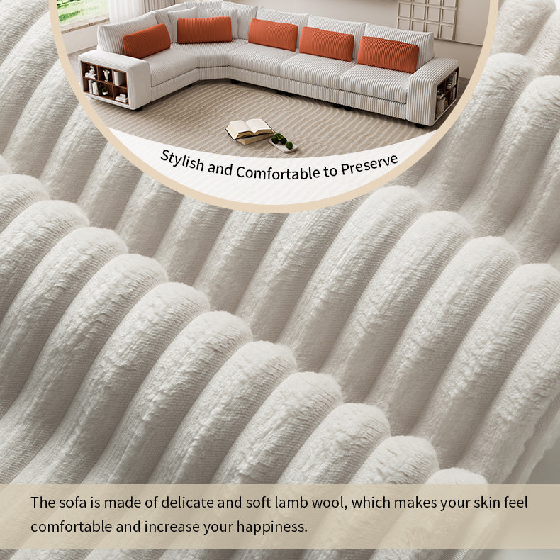 Modular Sectional L Shaped Sofa With Armrest Wooden Frame Locker, Stylish And Comfortablecream Style, Beige Beige Primary Living Space Soft Modern Wood 5 Seat