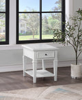 Charlestown 3 Piece Table Set White Wood