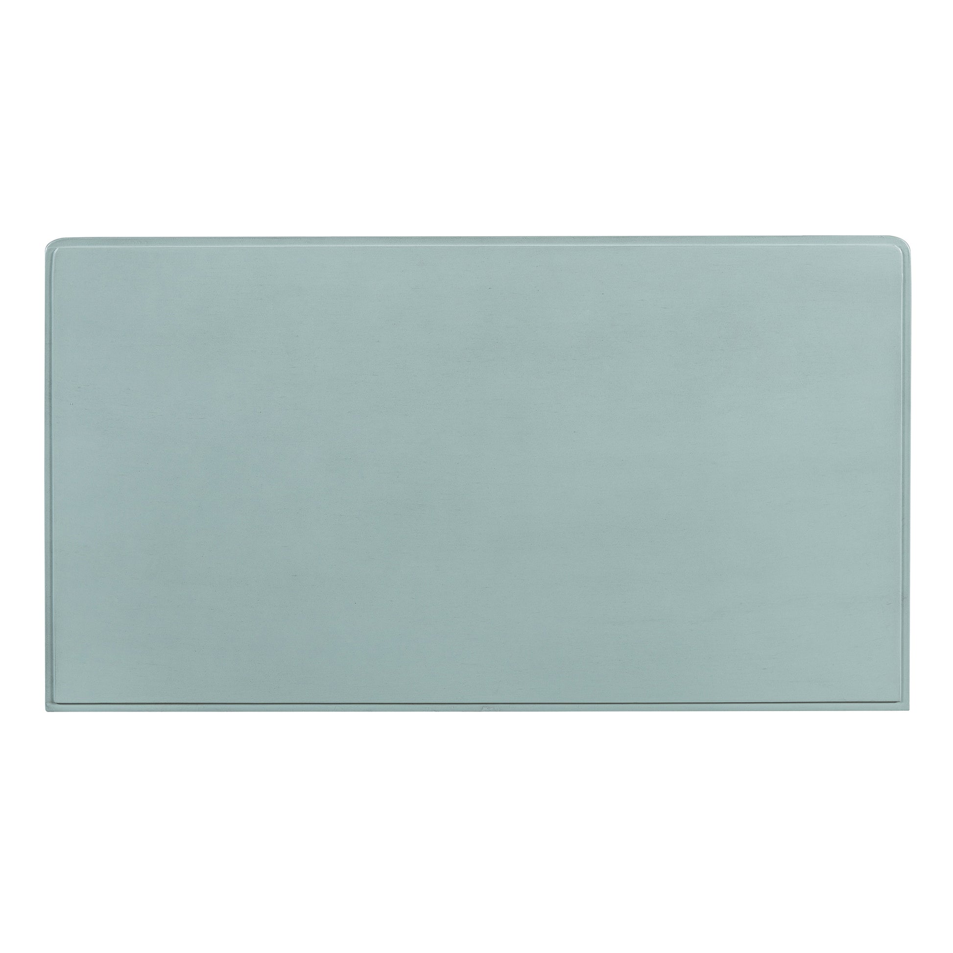 Narrow Console Table, Slim Sofa Table With Three Storage Drawers And Bottom Shelf Light Blue Light Blue Solid Wood Mdf