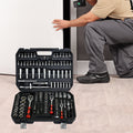Tool Set Socket And Ratchet Wrench Toolbox, 171Pcs Tool Box, Universal Home Car Repair Tool Set For Men And, Perfect For Homeowners, Diy Enthusiasts, And Mechanics Black Carbon Steel