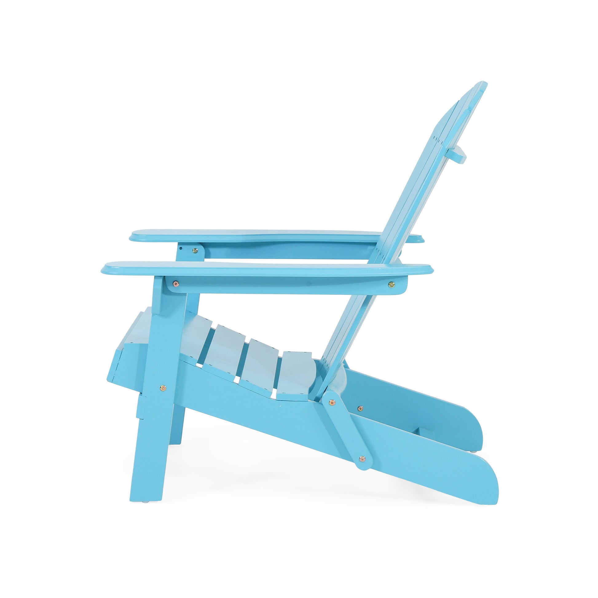 Malibu Adirondack Chair Blue Acacia Wood