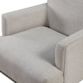 Alice Beige Arm Chair Beige Foam Upholstered