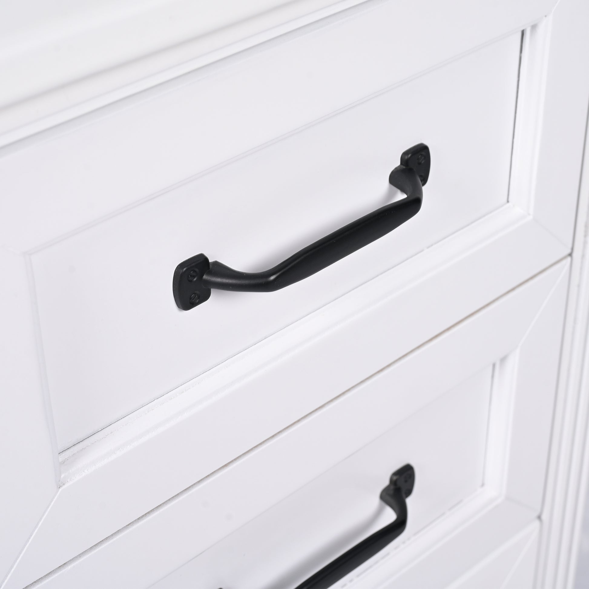 30" Bathroom Vanity With Sink, Bathroom Cabinet With A Door, Three Drawers, Solid Wood Legs & Mdf Board, Adiustable Foot Pads, White White Mdf