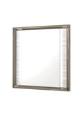 Star White Mirror With Led White Solid Wood Mdf