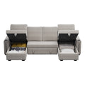 Sectional Sofa With Storage, 96