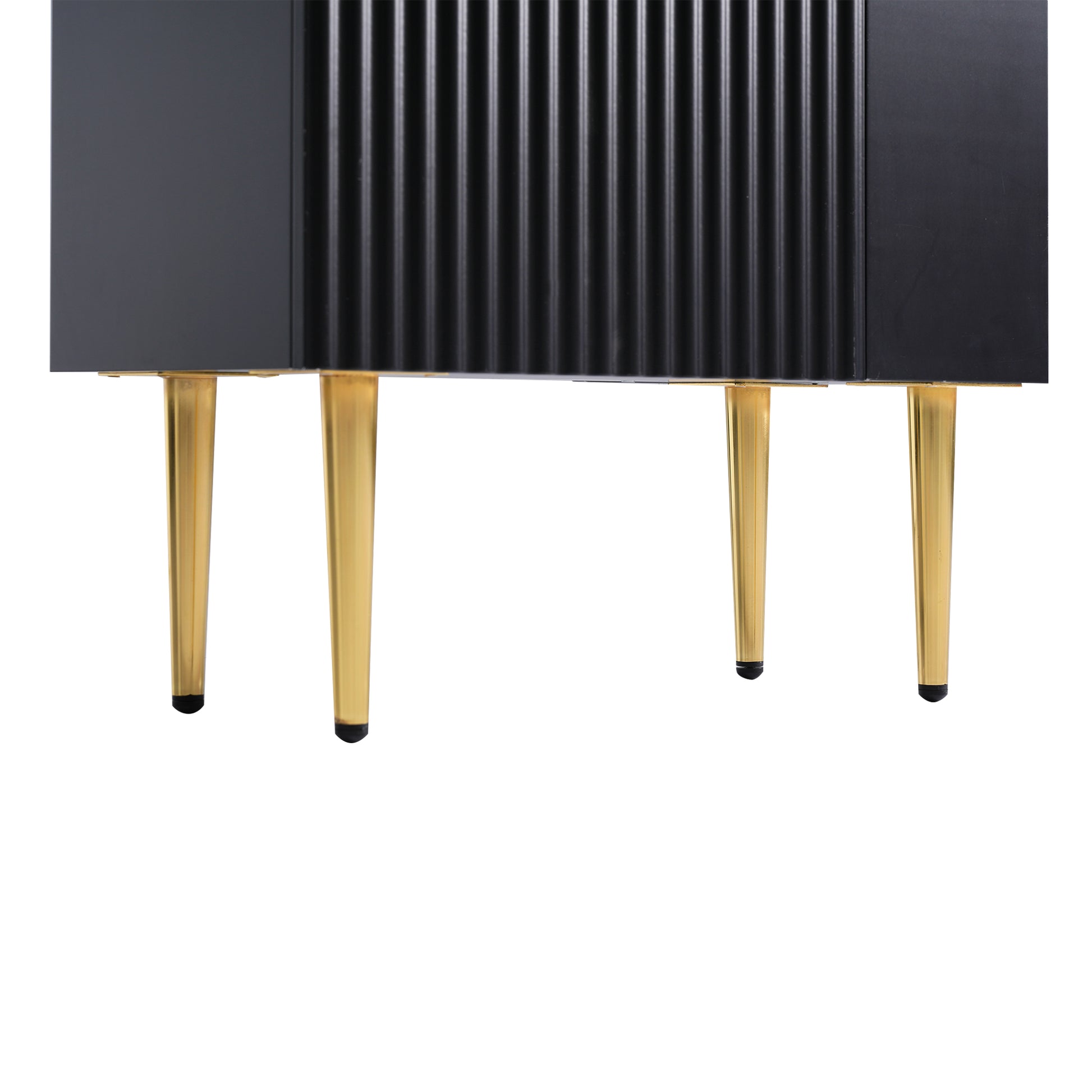 21.6" Black Bathroom Vanity, Combo Cabinet, Bathroom Storage Cabinet, Single Ceramic Sink, Right Side Storage Black Bathroom Ceramic Mdf