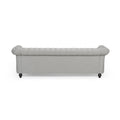Sofa 3 Seater Grey Fabric